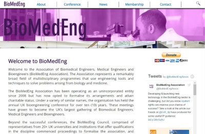 BioMedEng Association website