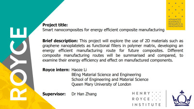 Smart nanocomposites for energy efficient composite manufacturing