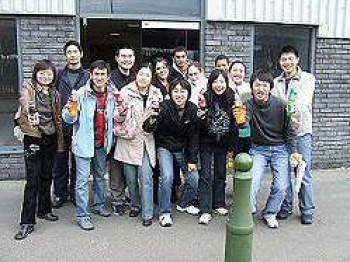 click/tap to enlarge this image... One of the 1st Year visit to Coca Cola, Edmonton