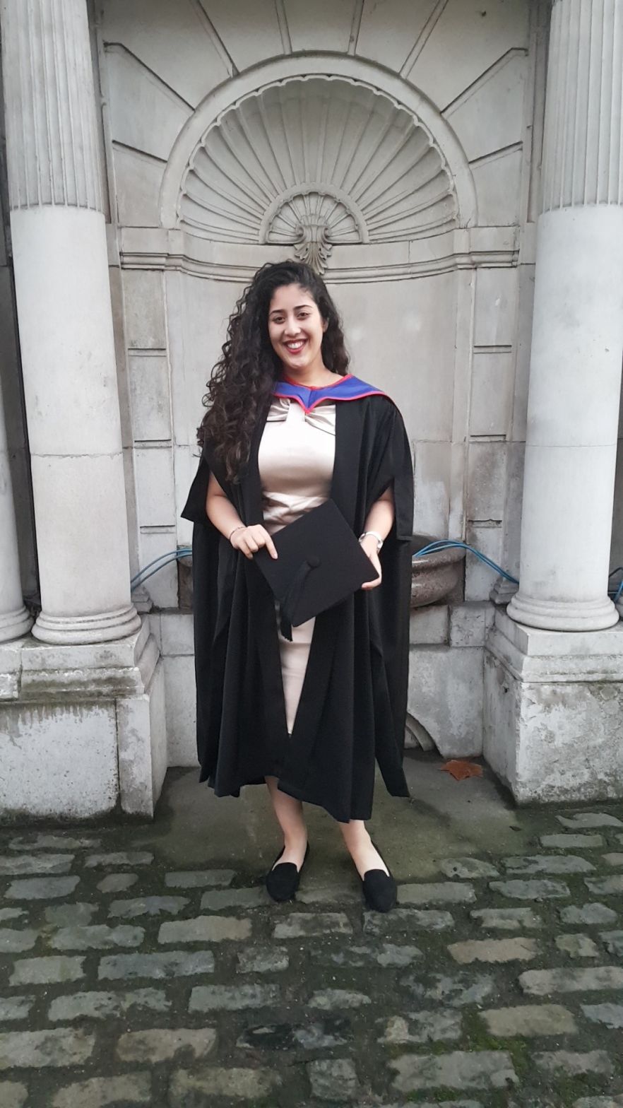 Jasmine Pank on her graduation day