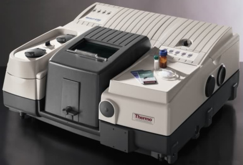 FTIR equipment for materials analysis.