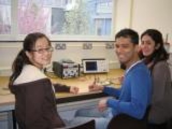 Students working in the Medical Electronics Lab