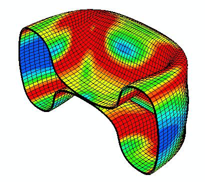 A model of an expancel under compression.