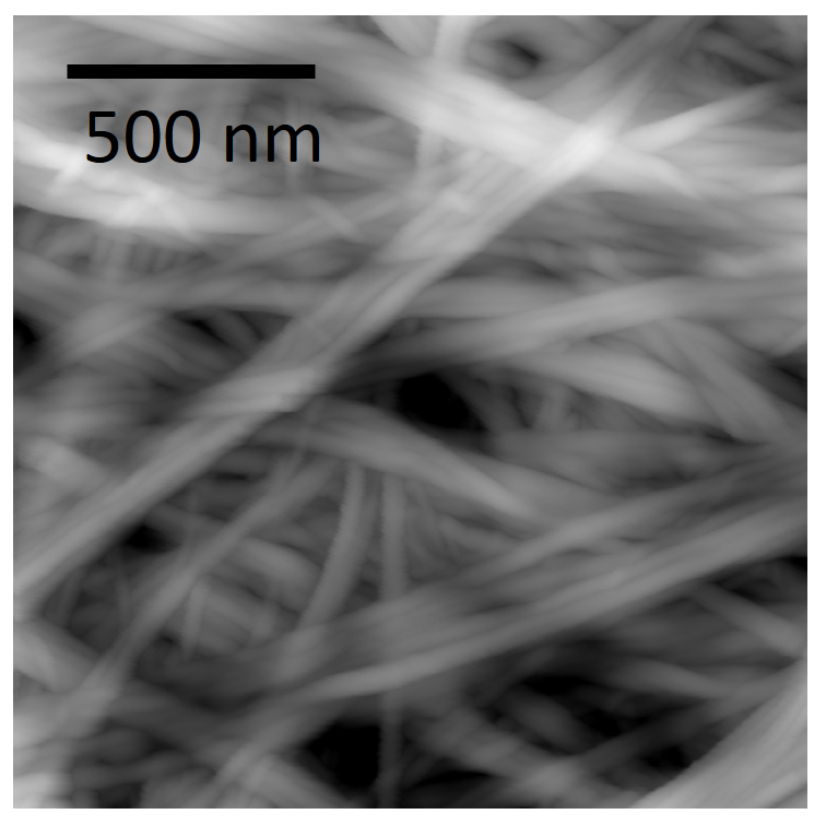 Conductive organic nano-fibres.