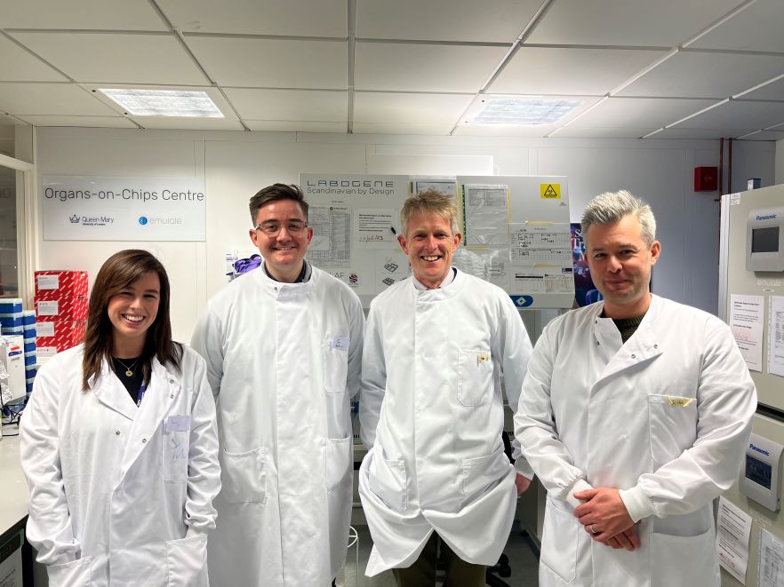Project group - Dr Joanne Nolan, Dr Tim Hopkins, Prof Martion Knight (PI) and Dr Angus Wann (CoI)
