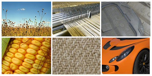 The COMBINE project developed high-performance biocomposites based on commingled low-twist PLA/flax yarns, which can be woven into textile performs and compression moulded into automotive parts, which are fully biobased and compostable.