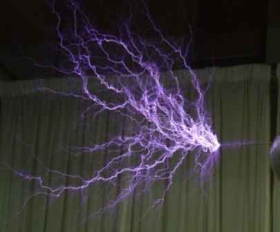 An electrical discharge