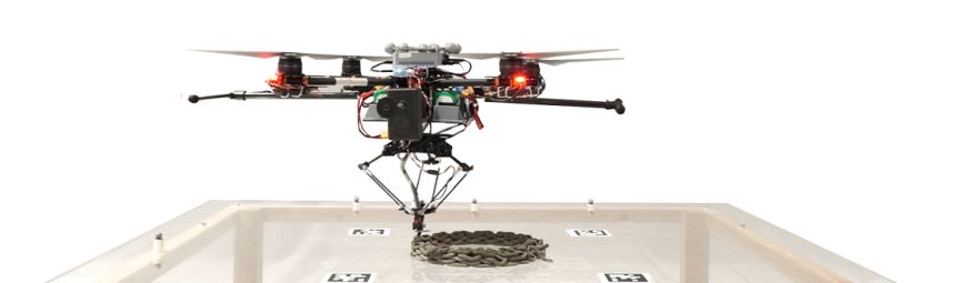 Bee-inspired drones for 3d printing in construction 