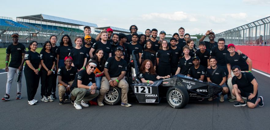 Queen Mary Formula Student team at Silverstone