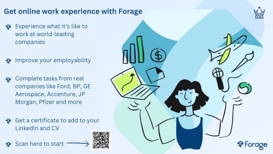 Forage work experience flyer